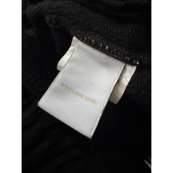 Aime Leon Dore Black Heavyweight Sweatpants - Picture 6 of 7